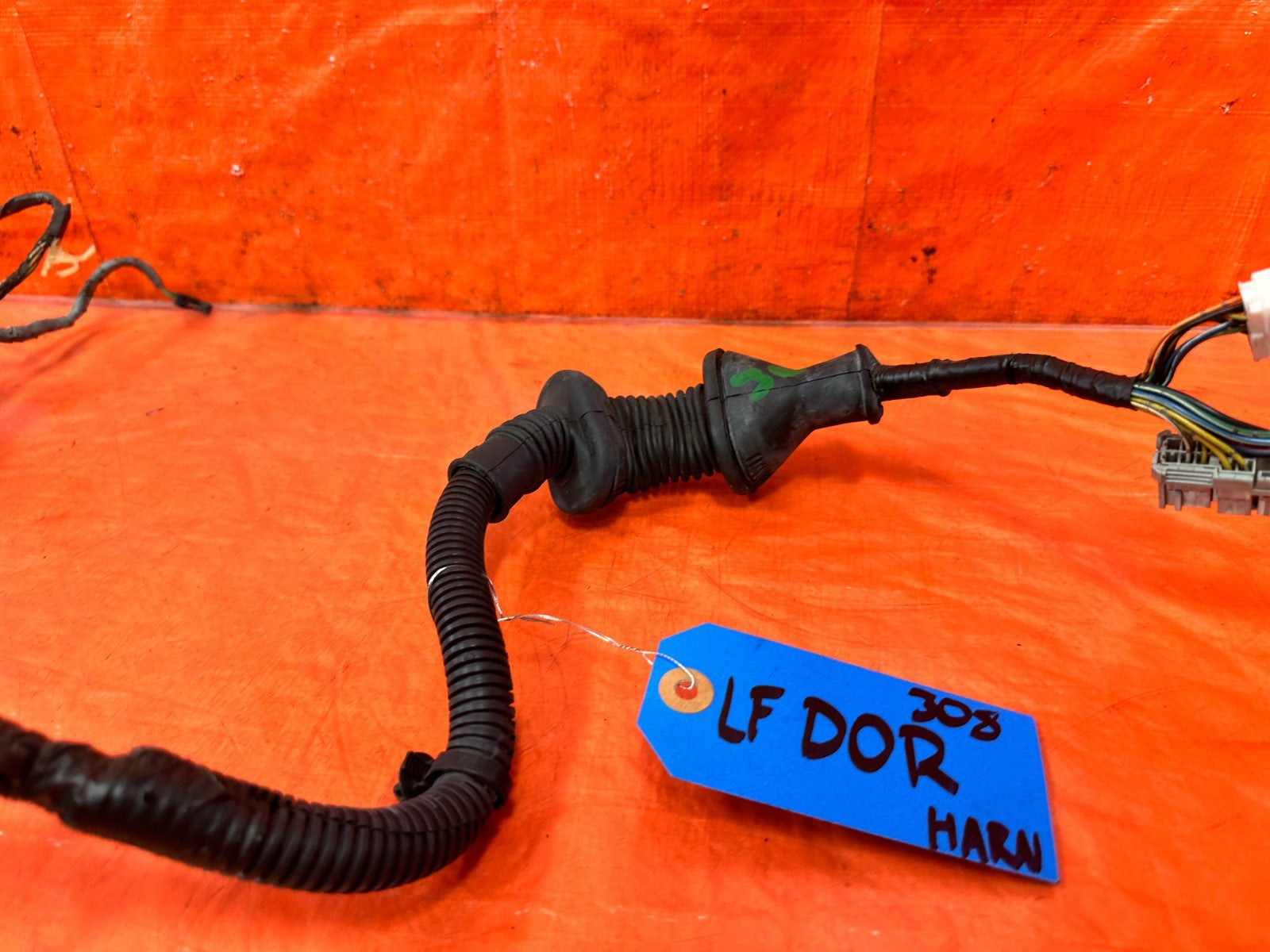 02 05 HONDA CIVIC SI EP3 HATCH DRIVER LEFT DOOR WIRING HARNESS WIRE LOOM OEM 3082