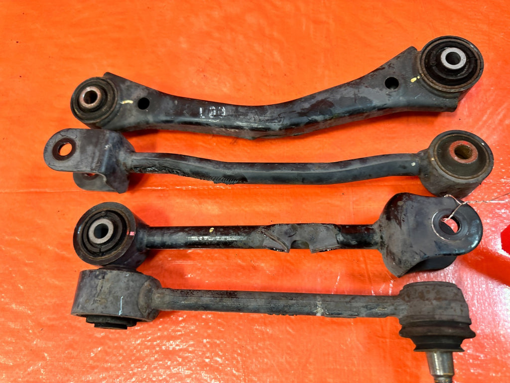 13 16 HYUNDAI GENESIS COUPE   LEFT REAR CONTROL ARMS UPPER LOWER ALL 4 OEM 3026