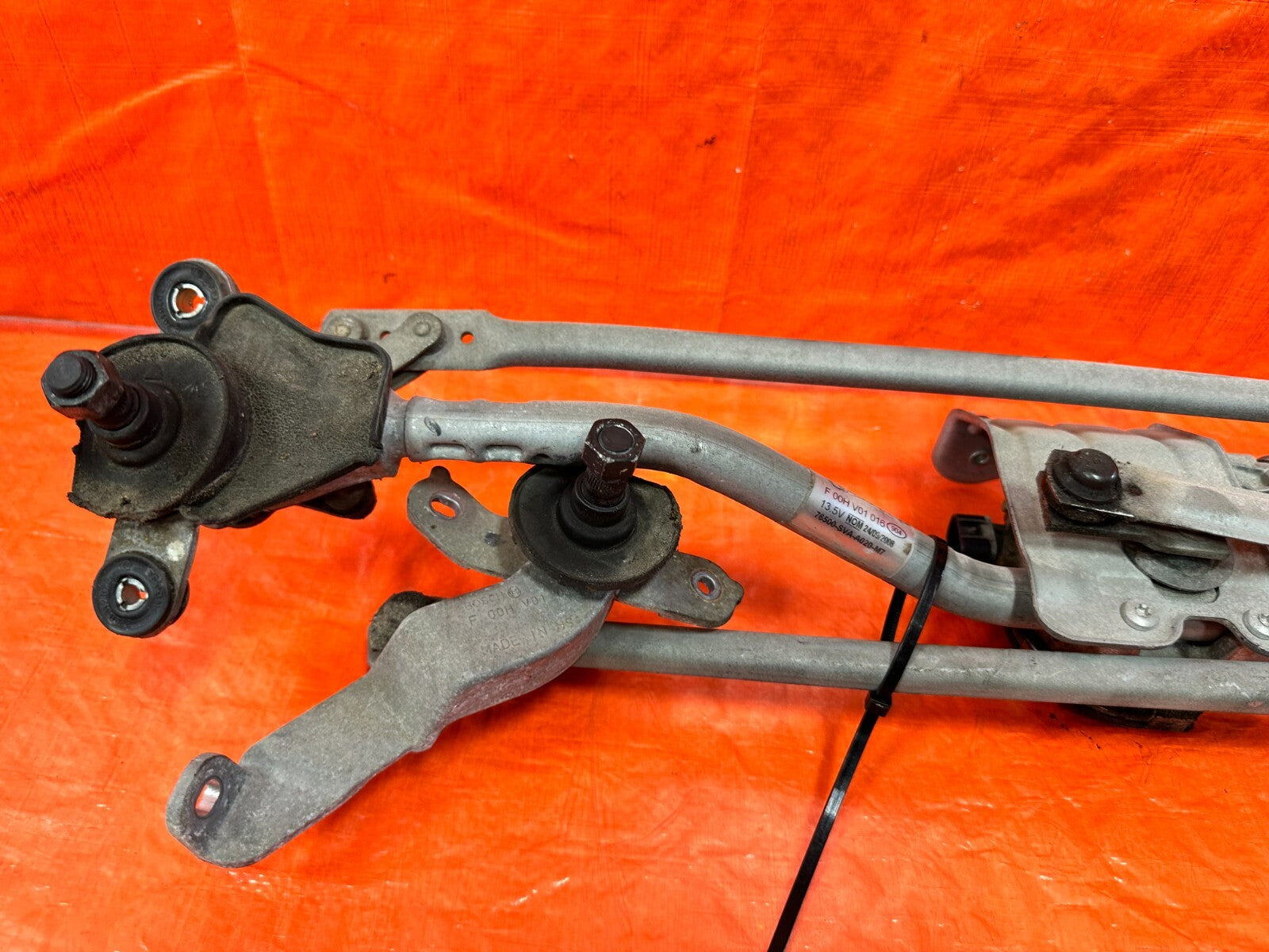 06 11 HONDA CIVIC SI 2D COUPE   WINDSHIELD WIPER MOTOR W/ LINKAGE   OEM OE #2866