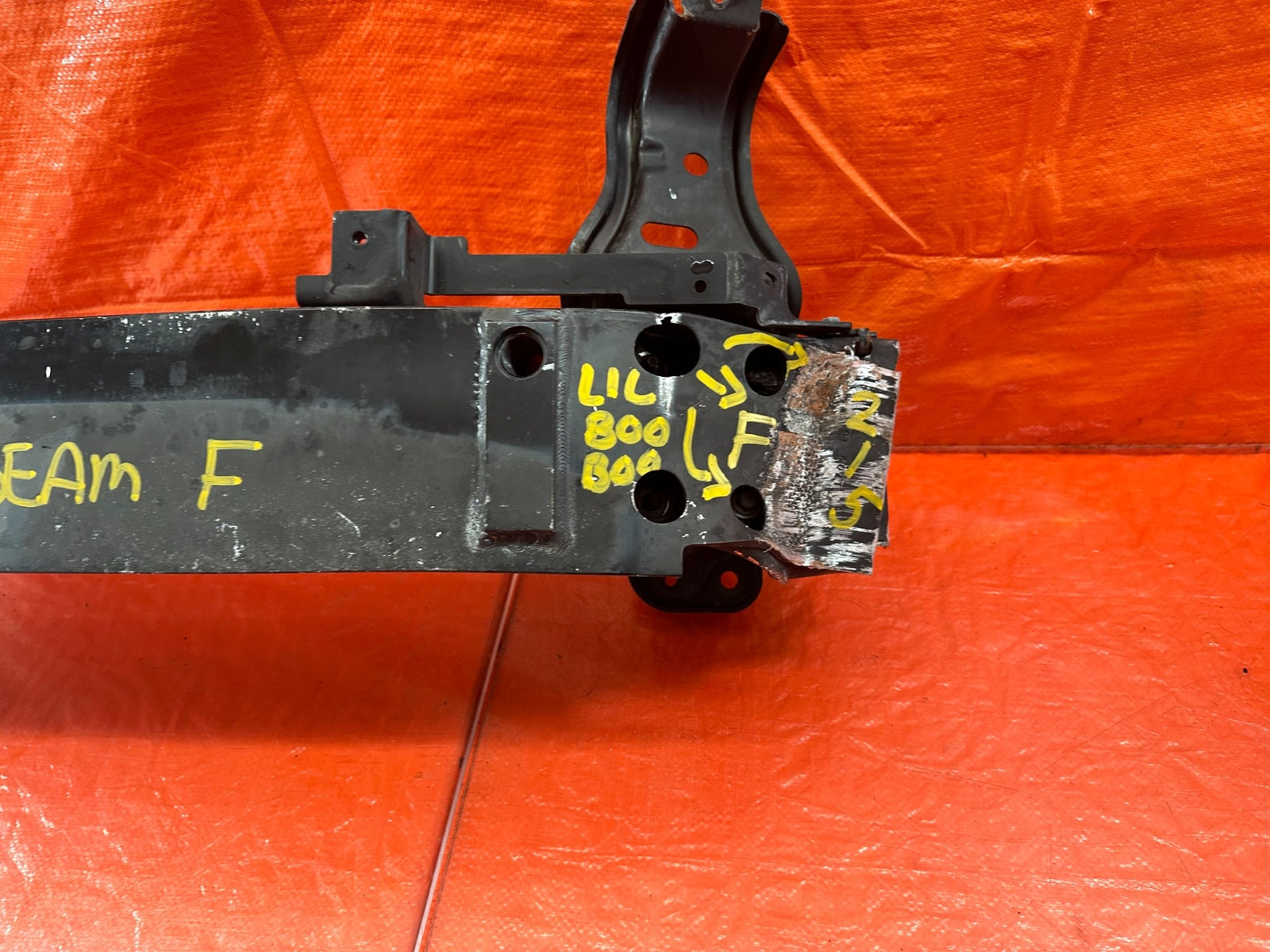 14 20 INFINITI Q50   FRONT CRASH BEAM REINFORCEMENT RE BAR   OEM FACTORY #21510