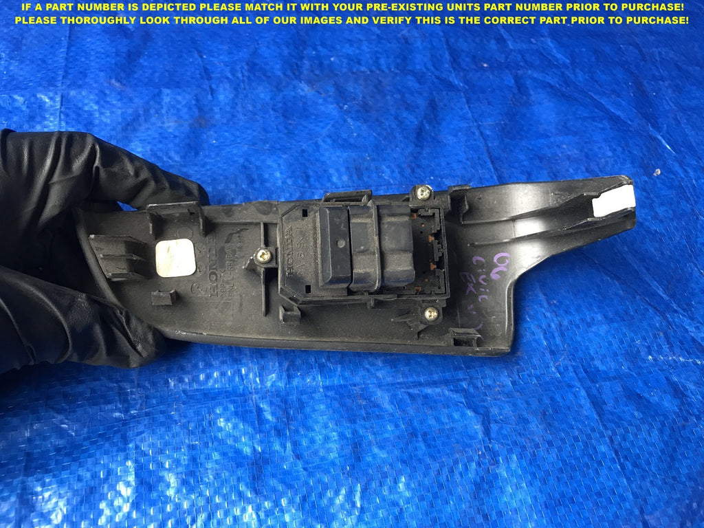 OEM 2006 2007 2008 2009 2010 HONDA CIVIC DRIVER LEFT REAR WINDOW SWITCH     1
