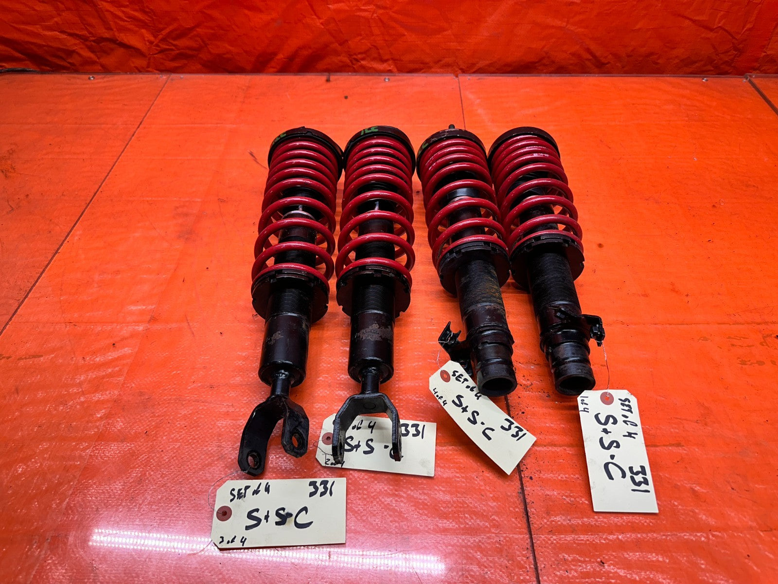 94 01 ACURA INTEGRA RACELAND ADJUSTABLE SUSPENSION COILOVERS SET #3310