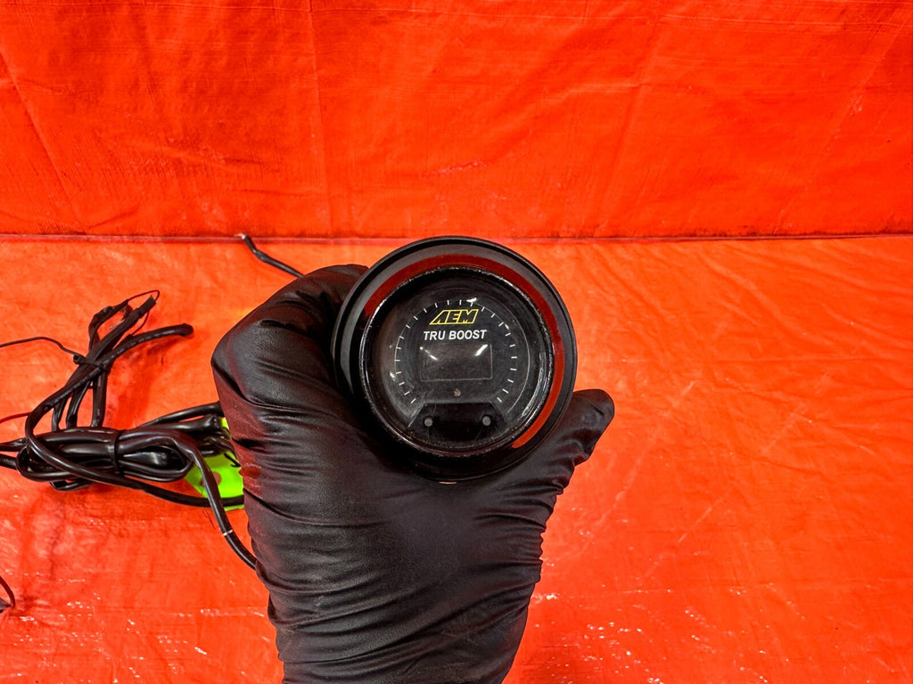 03 06 LANCER EVOLUTION VIII 8 EVO IX 9   AEM TRU BOOST TRUBOOST GAUGE #EVO90