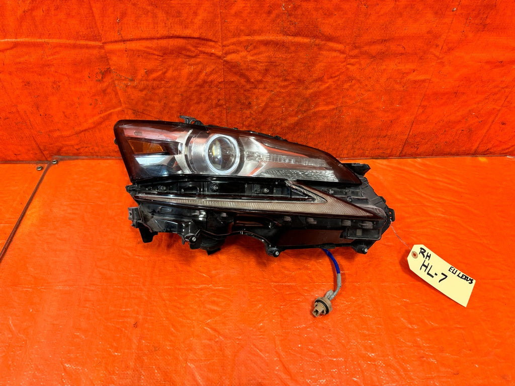 16 20 LEXUS GS350 GS 350   PASSENGER RIGHT HEADLIGHT HEADLAMP OEM #3LI0