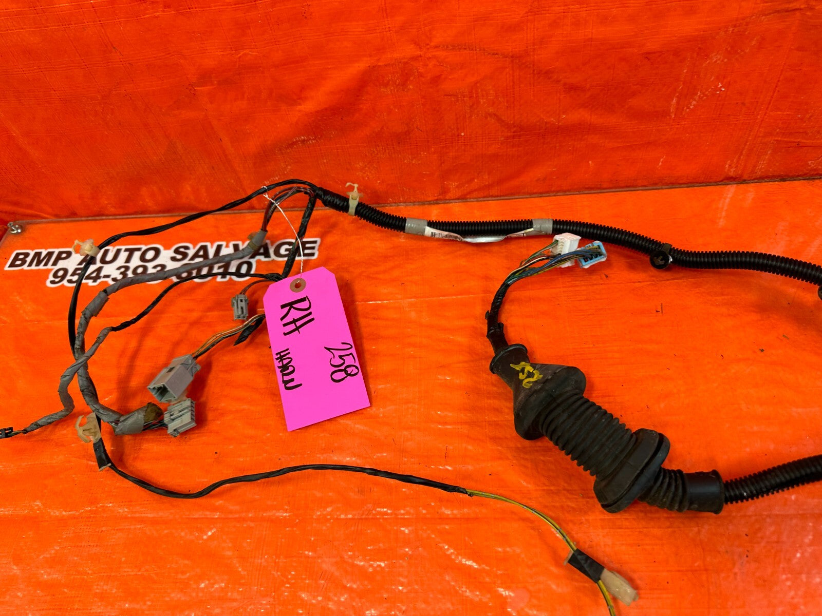 02 05 HONDA CIVIC SI EP3 HATCH PASSENGER RIGHT DOOR WIRING HARNESS WIRE LOOM 2584