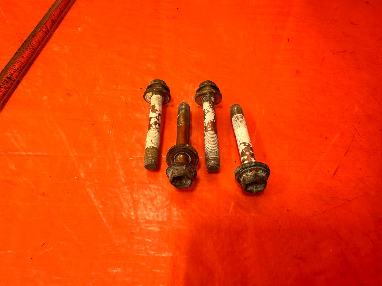 02 10 LEXUS SC430   LEFT RIGHT FRONT UPPER CONTROL ARM BOLTS HARDWARE OEM 2886