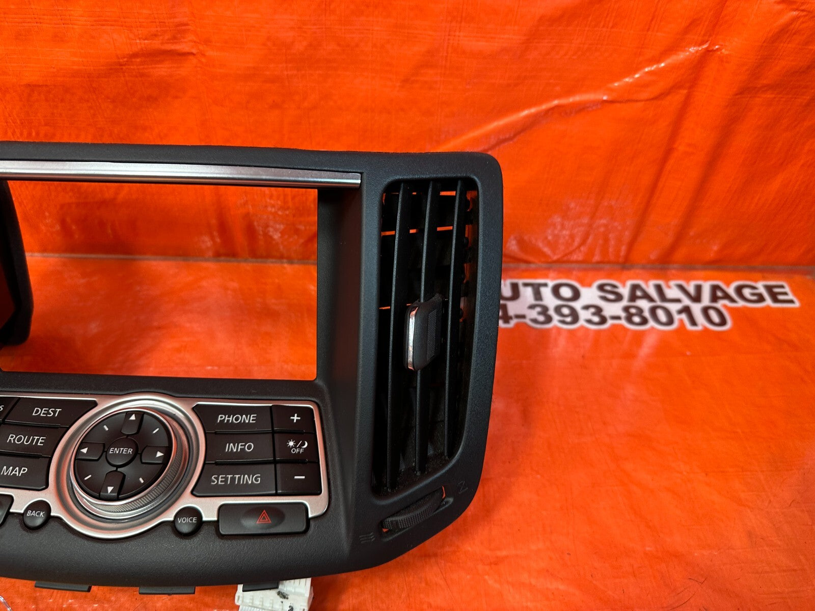 2008 INFINTI G37 COUPE S SPORT   NAVIGATION AND PHONE CONTROL UNIT   OEM #2484
