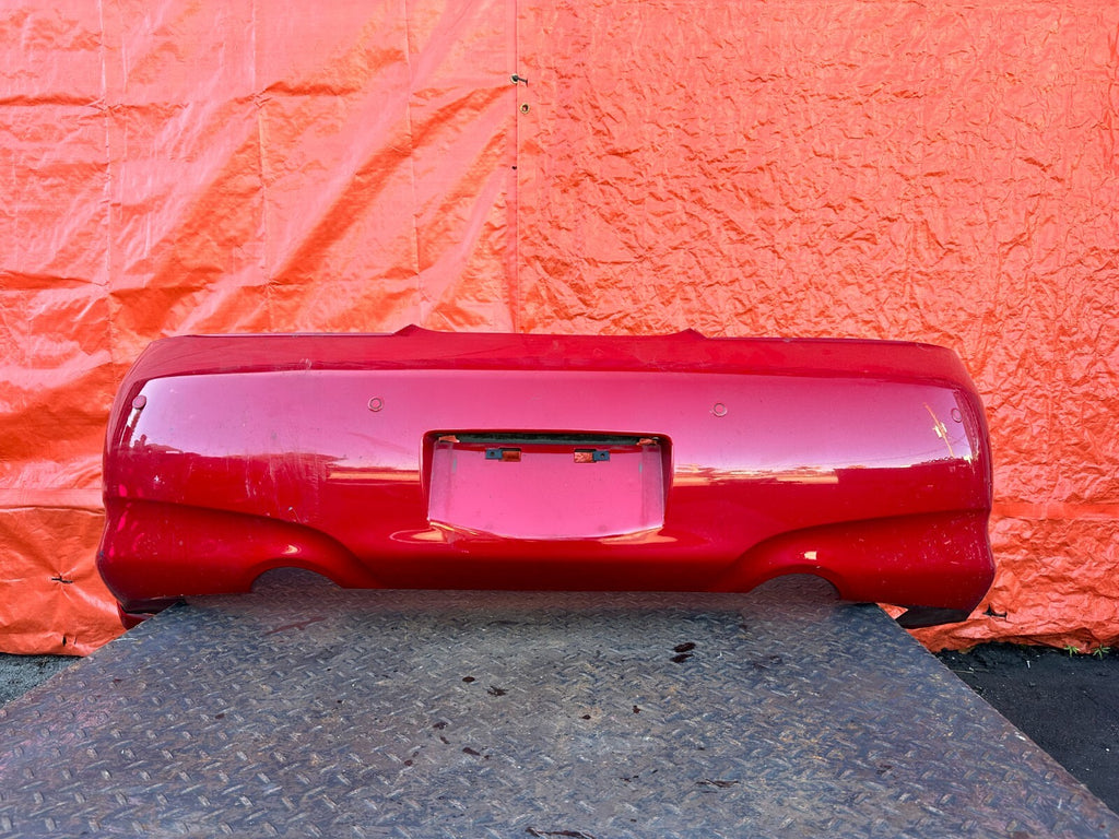 09 15 INFINITI G37 CONVERTIBLE   REAR BUMPER COVER   RED COLOR   OEM #2780