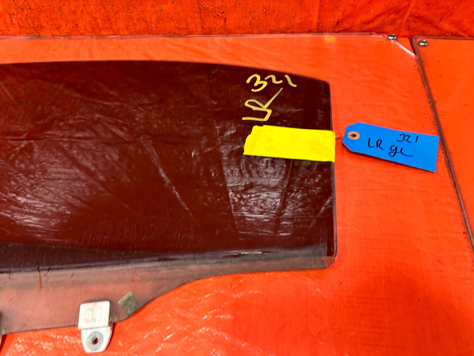 09 14 ACURA TSX   DOOR GLASS WINDOW   DRIVER LEFT REAR SIDE   OEM FACTORY #3212