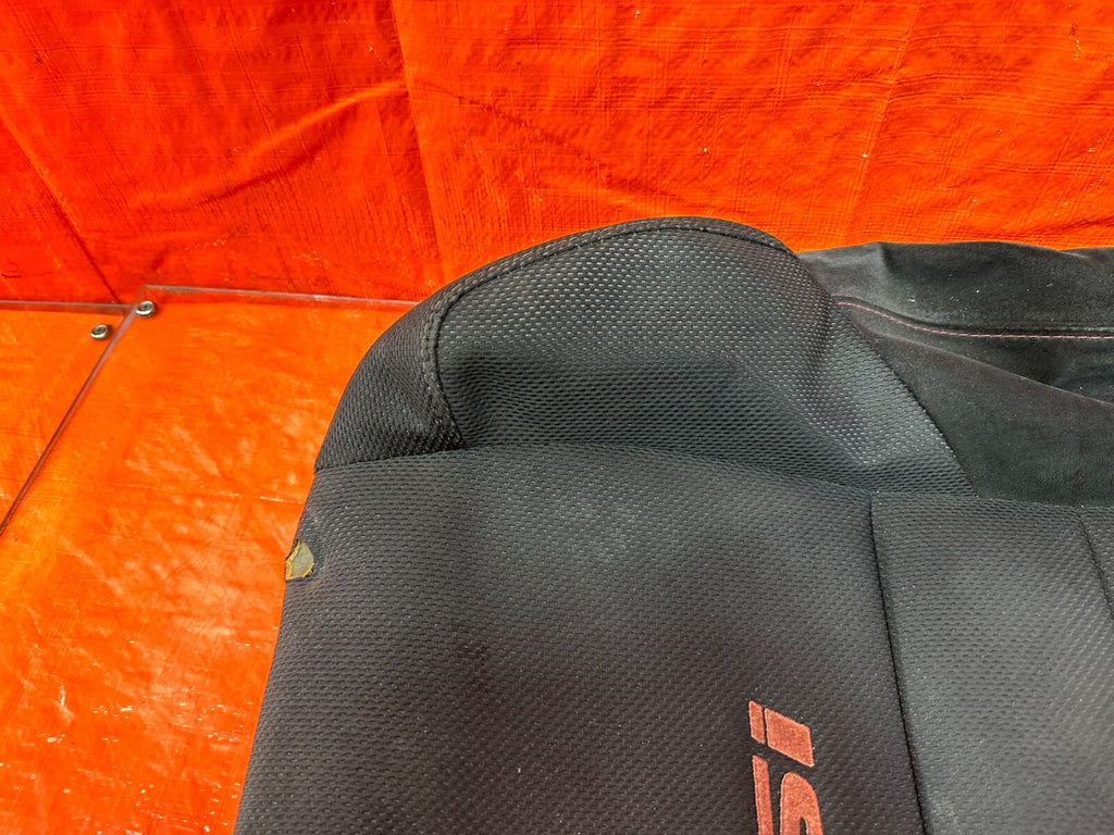 06 11 HONDA CIVIC SI DRIVER LEFT FRONT UPPER SEAT SKIN CLOTH FABRIC COVER OEM 875