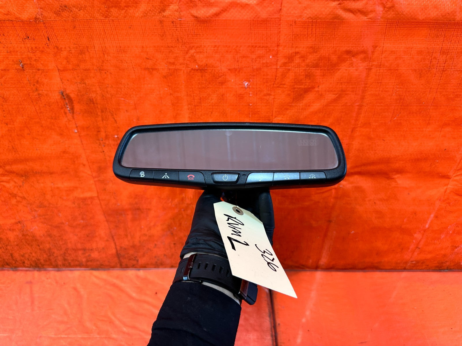 10 16 HYUNDAI GENESIS COUPE   REAR VIEW MIRROR W/ HOMELINK    OEM FACTORY #3260