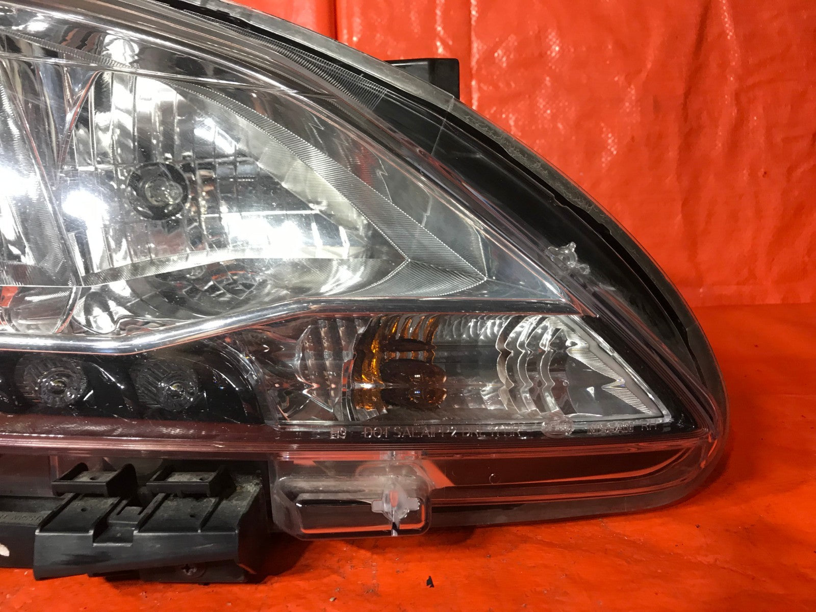 OEM 2013 NISSAN SENTRA HEADLIGHT   PASSENGER RIGHT   2014 2015   LED STRIP1