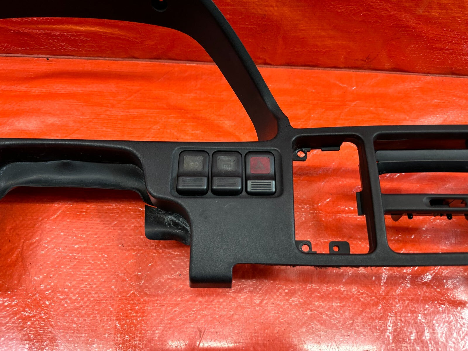 90 93 ACURA INTEGRA   INSTRUMENT GAUGE CLUSTER SURROUND BEZEL TRIM   OEM #1897