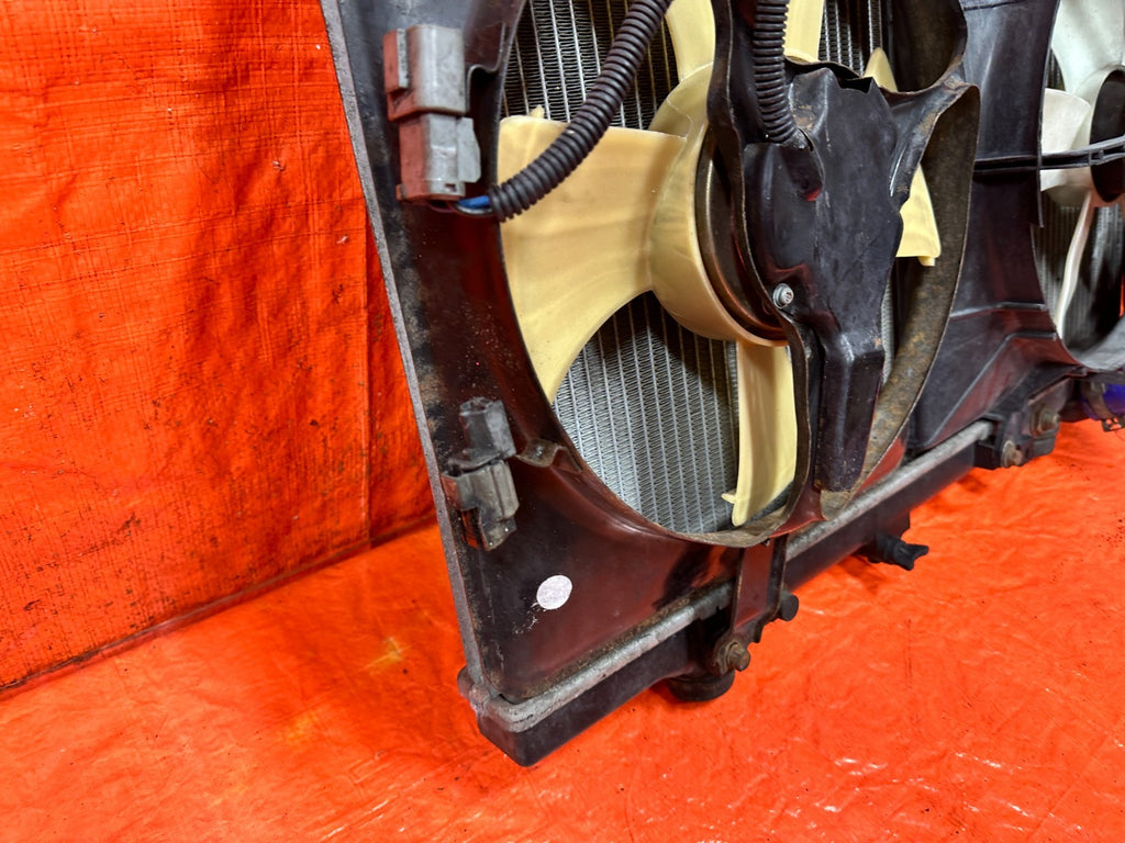 97 98 HONDA PRELUDE BASE   100% COMPLETE RADIATOR SET W/ FANS / HOSES / OEM 32312