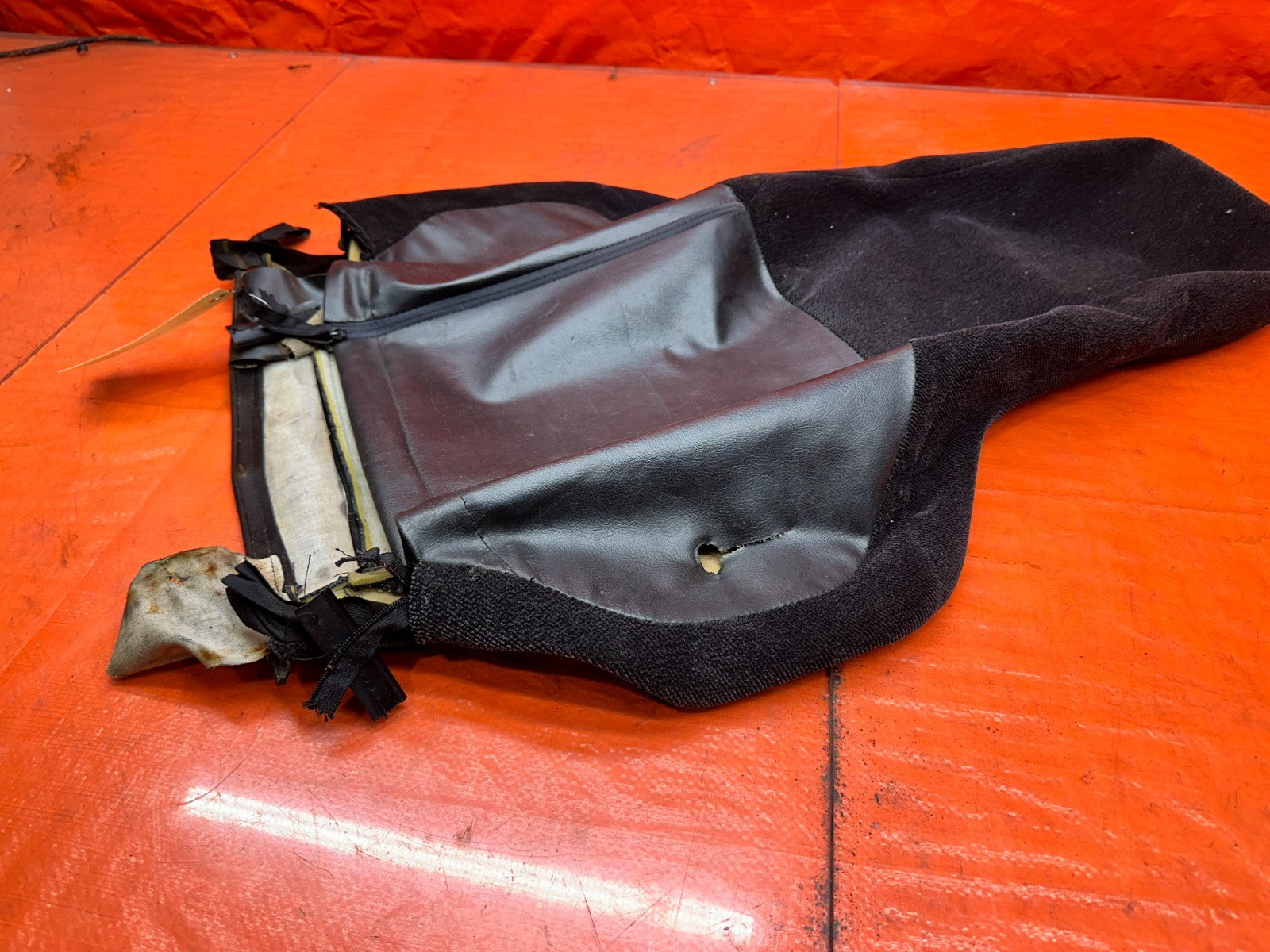 92 96 HONDA PRELUDE LEFT FRONT UPPER SEAT CLOTH SKIN OEM #33214