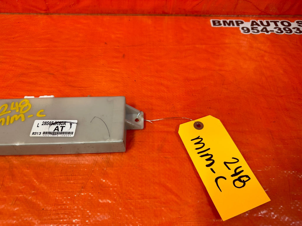 2008 INFINTI G37 COUPE S SPORT   DRIVER LEFT   SEAT CONTROL MODULE   28565JK60A5