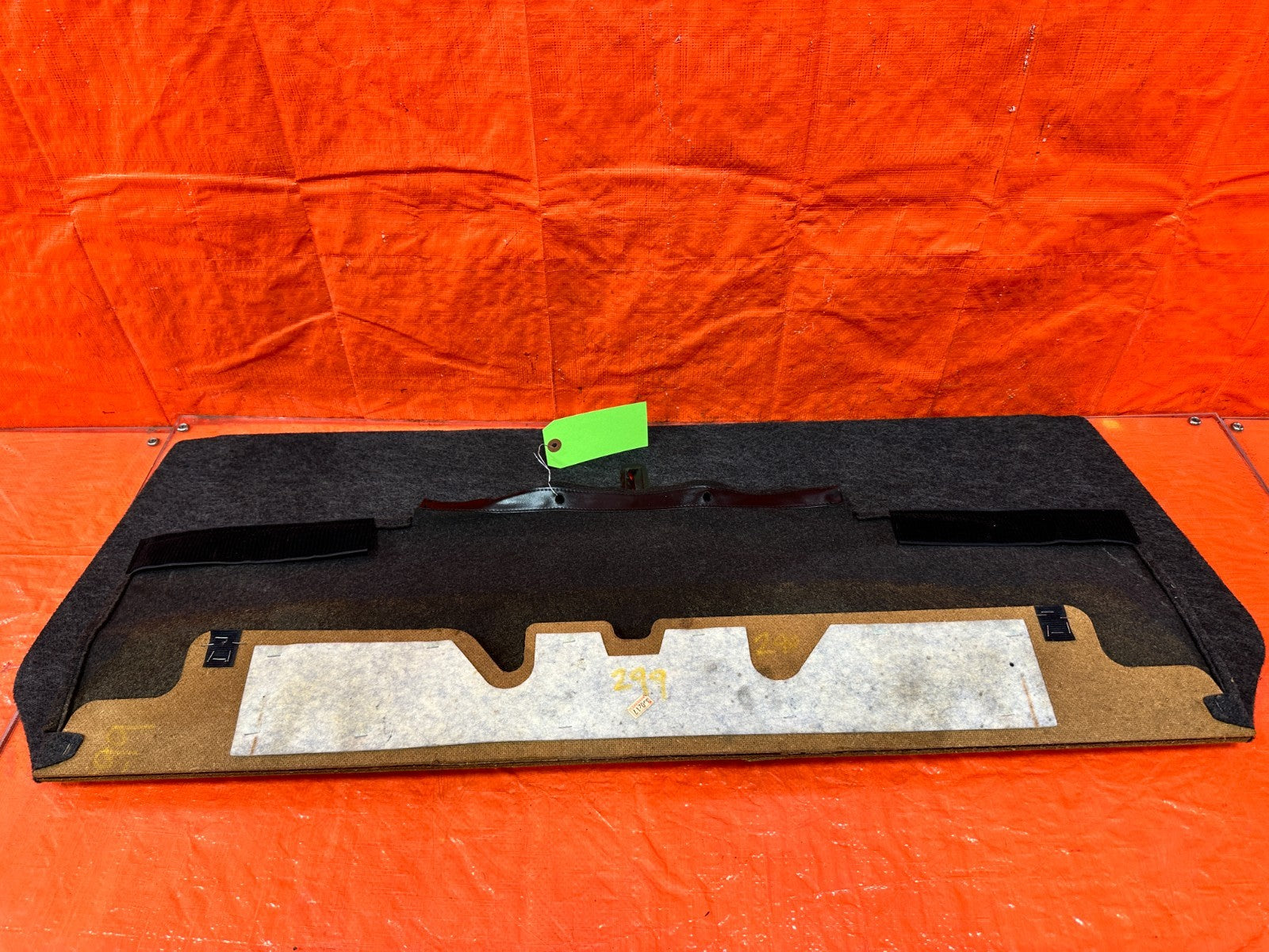 13 16 HYUNDAI GENESIS COUPE REAR TRUNK CARDBOARD INSERT SPARE COVER BOARD OEM 996
