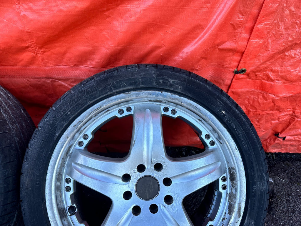 92 96 HONDA PRELUDE   5 SPOKE WHEELS AND TIRES   17 INCH   #2735