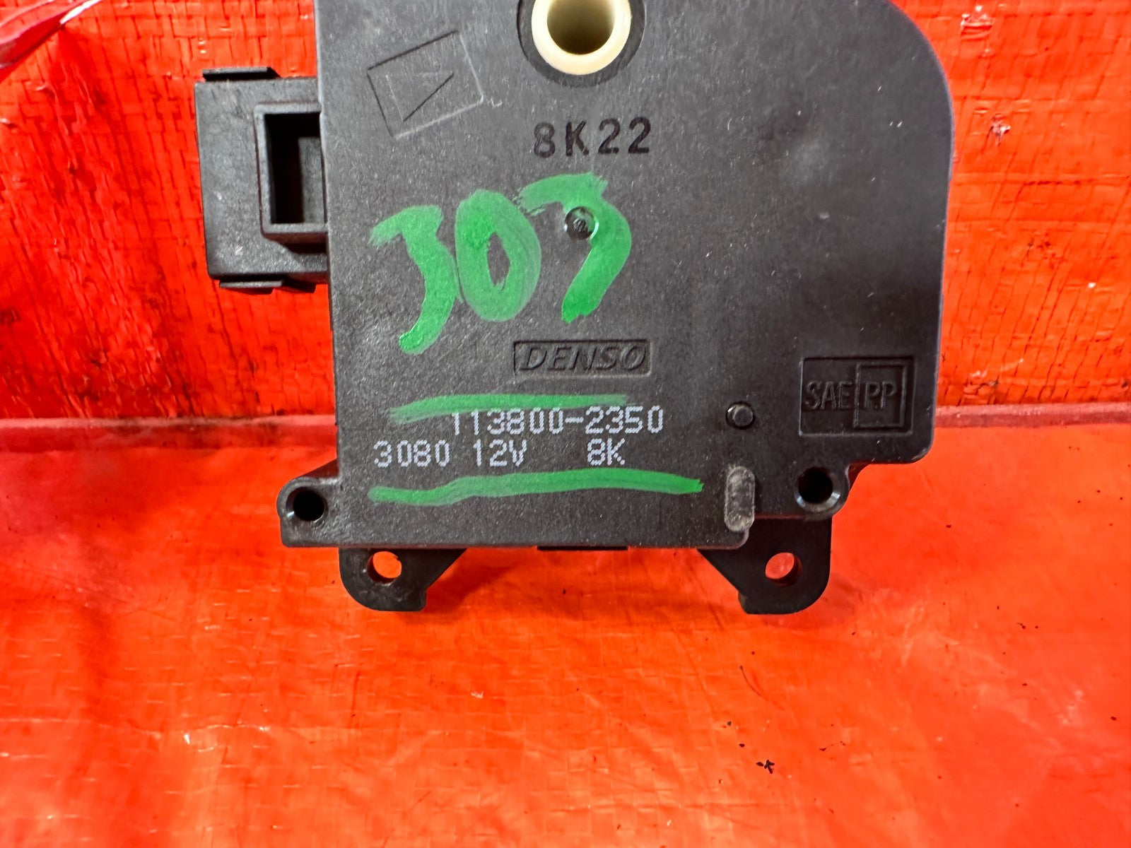 09 11 MAZDA RX8 RX 8   AC HEATER BLEND DOOR ACTUATOR FLAP 113800 2350 OEM #3031