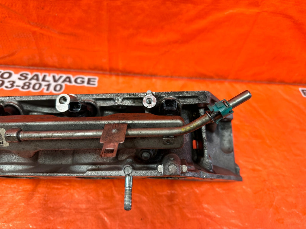08 12 HONDA ACCORD K24Z3 ALUMINUM INTAKE MANIFOLD PORTION W/ FUEL RAIL INJECTORS1