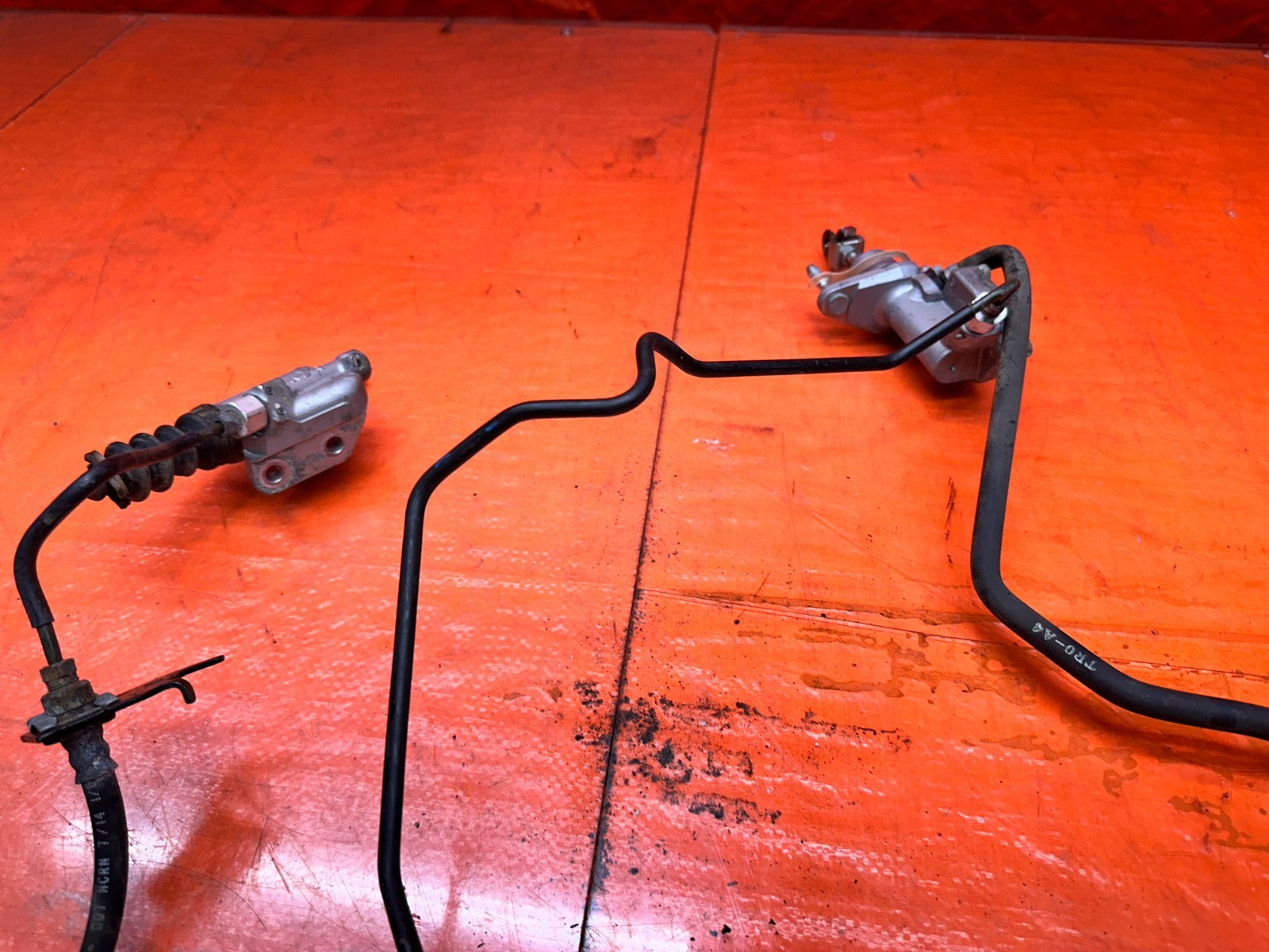 13 15 HONDA CIVIC SI 2.4L CLUTCH MASTER SLAVE CYLINDER W/ HARD LINES OEM #3346