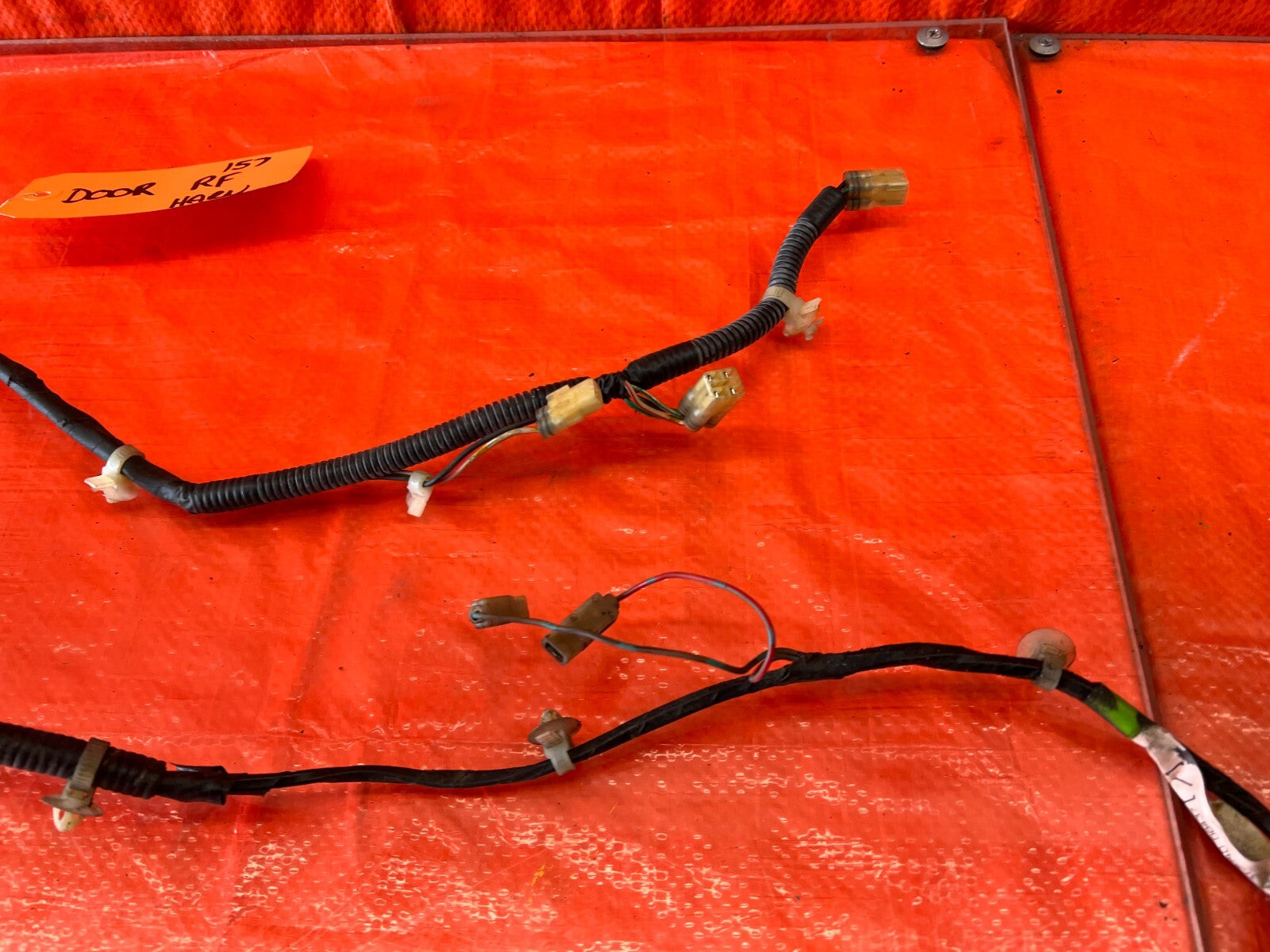 90 91 HONDA CRX DX HF   PASSENGER RIGHT DOOR WIRING HARNESS WIRE LOOM   OEM #1576