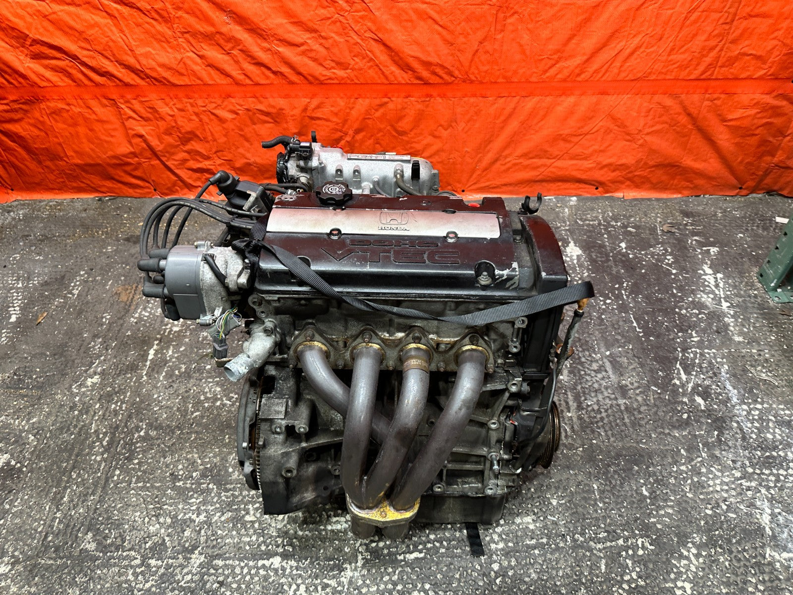 97 01 HONDA PRELUDE 2.2L H22A4 NON SH ENGINE MOTOR LONG BLOCK ASSEMBLY OEM #DNP28