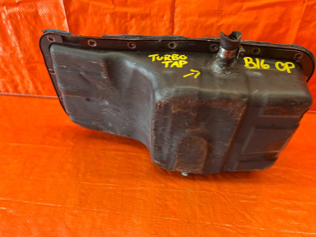 92 01 ACURA INTEGRA   NON VTEC   B18B B18A    TURBO TAPPED OIL PAN ASSEMBLY OEM6