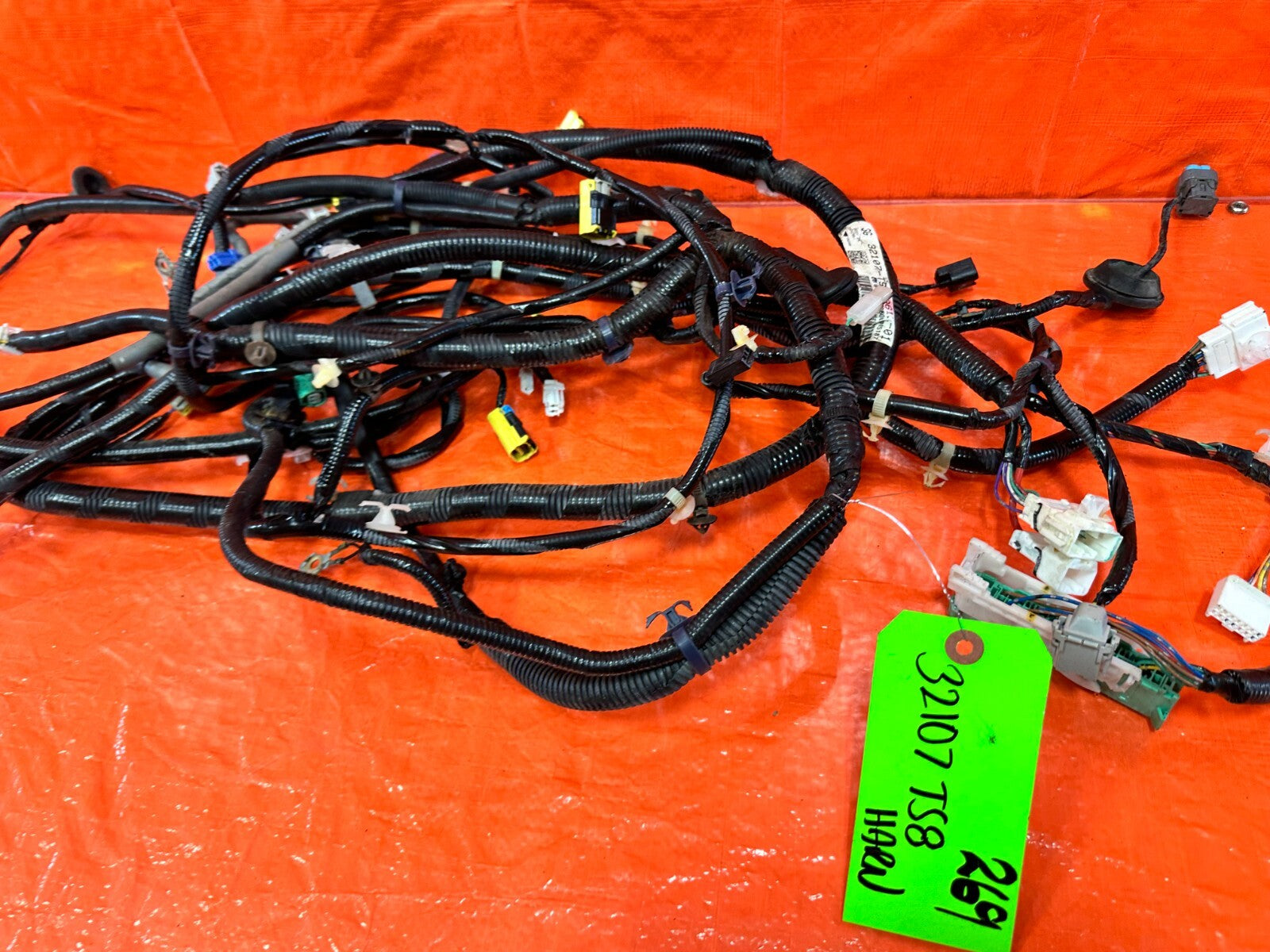 2013 13 HONDA CIVIC SI 2D COUPE INTERIOR FLOOR WIRING HARNESS WIRE LOOM OEM #2698