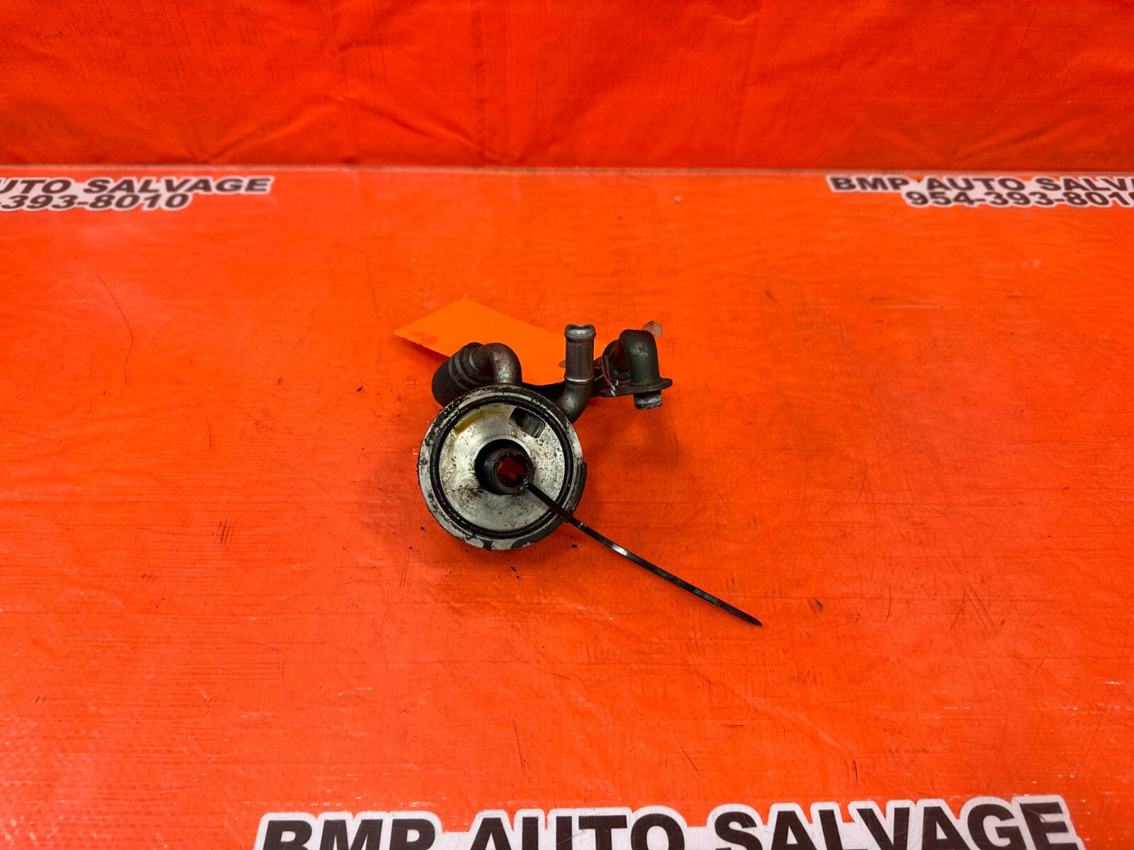 02 06 ACURA RSX TYPE S   K20A2 ENGINE MOTOR OIL COOLER W/ LINE AND LOCKING BOLT7