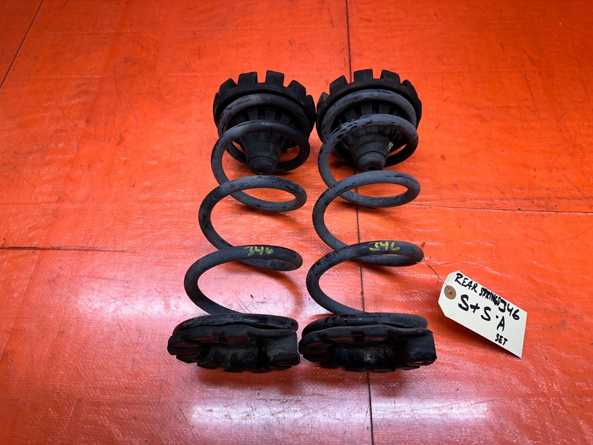 03-08 NISSAN 350Z 2D REAR SUSPENSION COIL SPRINGS PAIR LEFT RIGHT OEM #3460