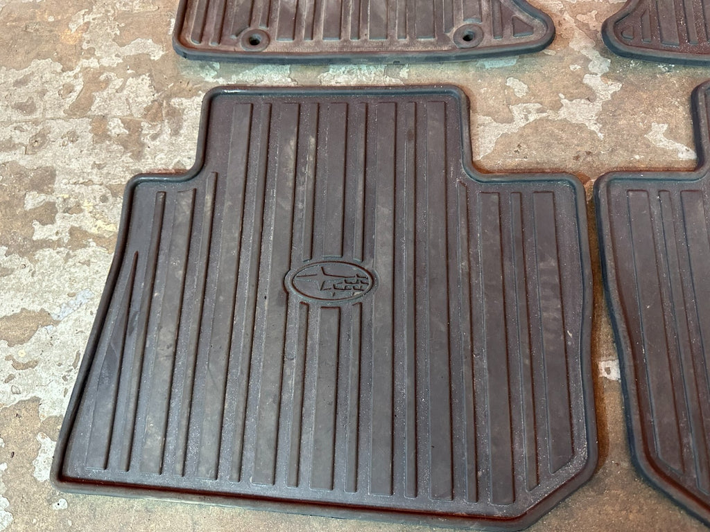 15 21 SUBARU WRX STI   FLOOR MATS   ALL SEASON   WEAR ON FRONT LEFT   OEM #18010