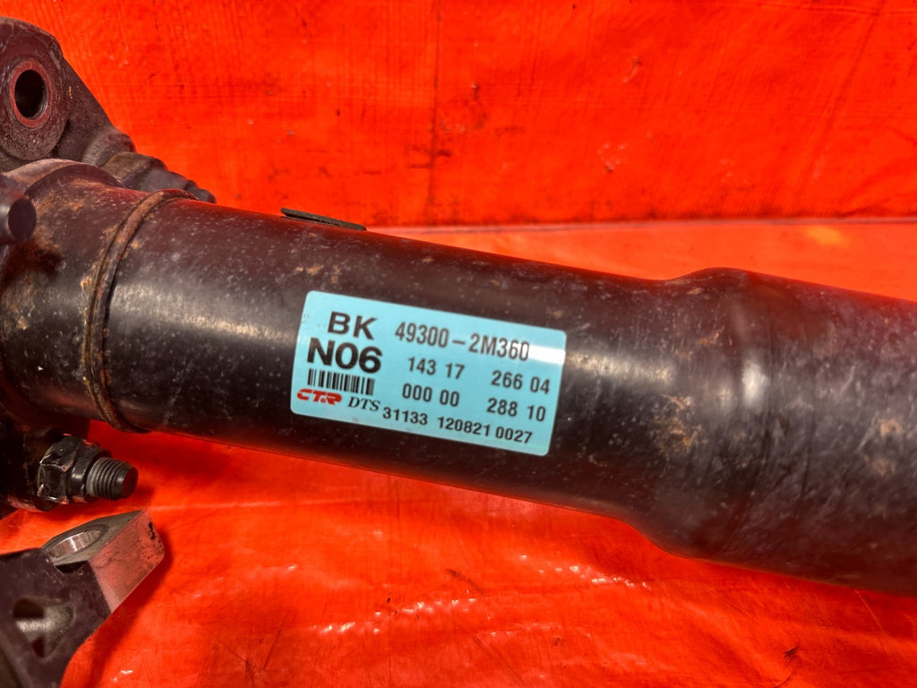 13 16 HYUNDAI GENESIS COUPE 3.8L AUTO ONLY   DRIVESHAFT PROPELLER SHAFT OEM #2995