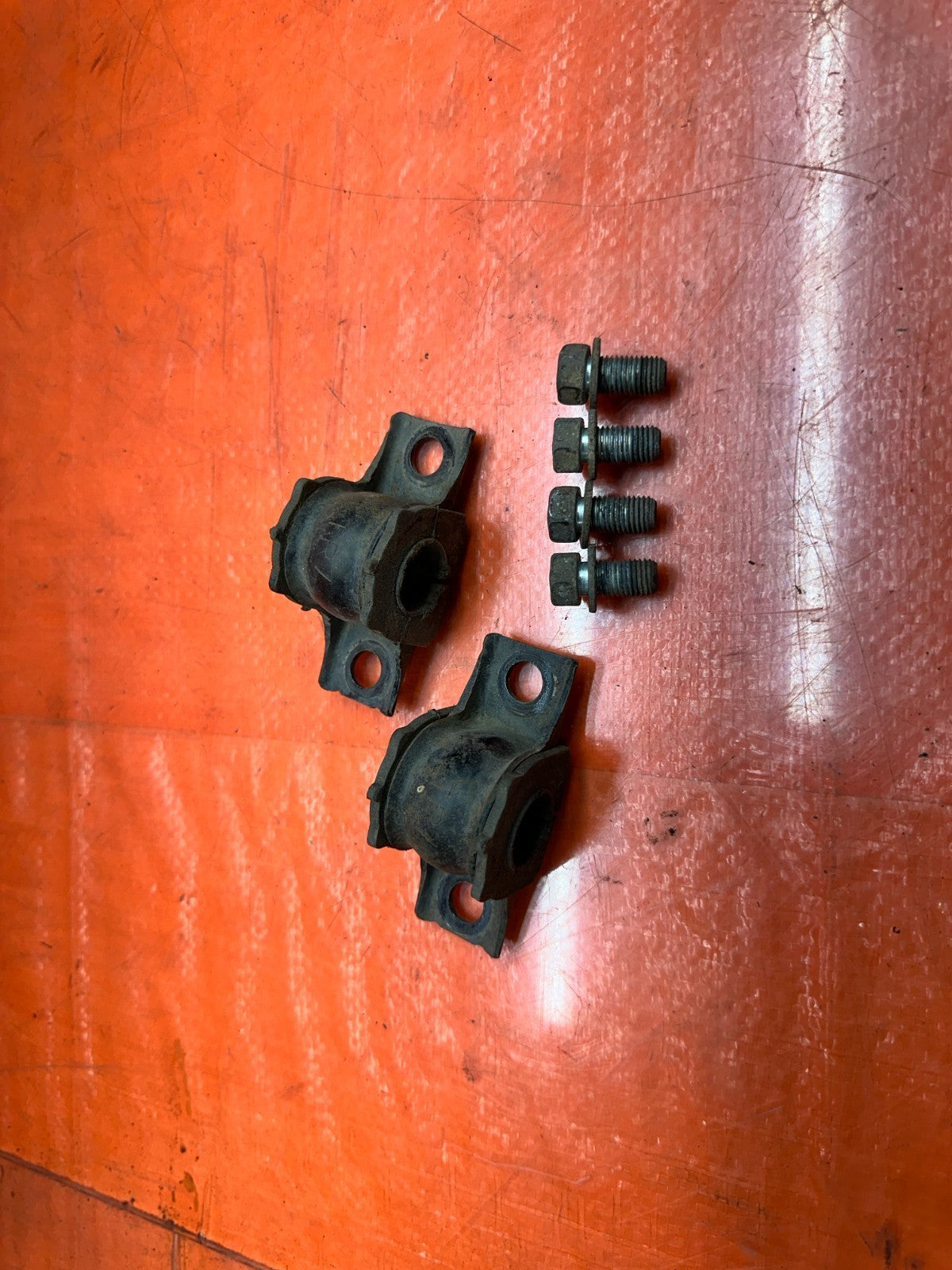 13 15 HONDA CIVIC SI 2.4L REAR SWAY STABILIZER BAR MOUNTING BOLTS BRACKETS 3344