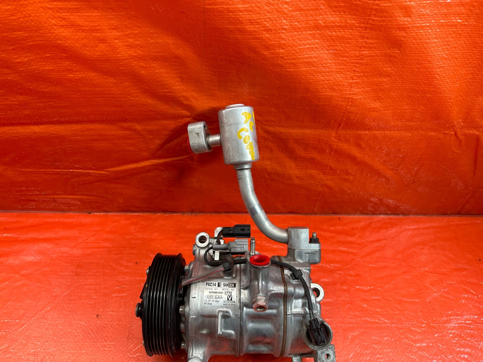 16 20 INFINITI Q50 Q60 3.0L HVAC AIR CONDITIONG AC COMPRESSOR   OEM FACTORY #2158
