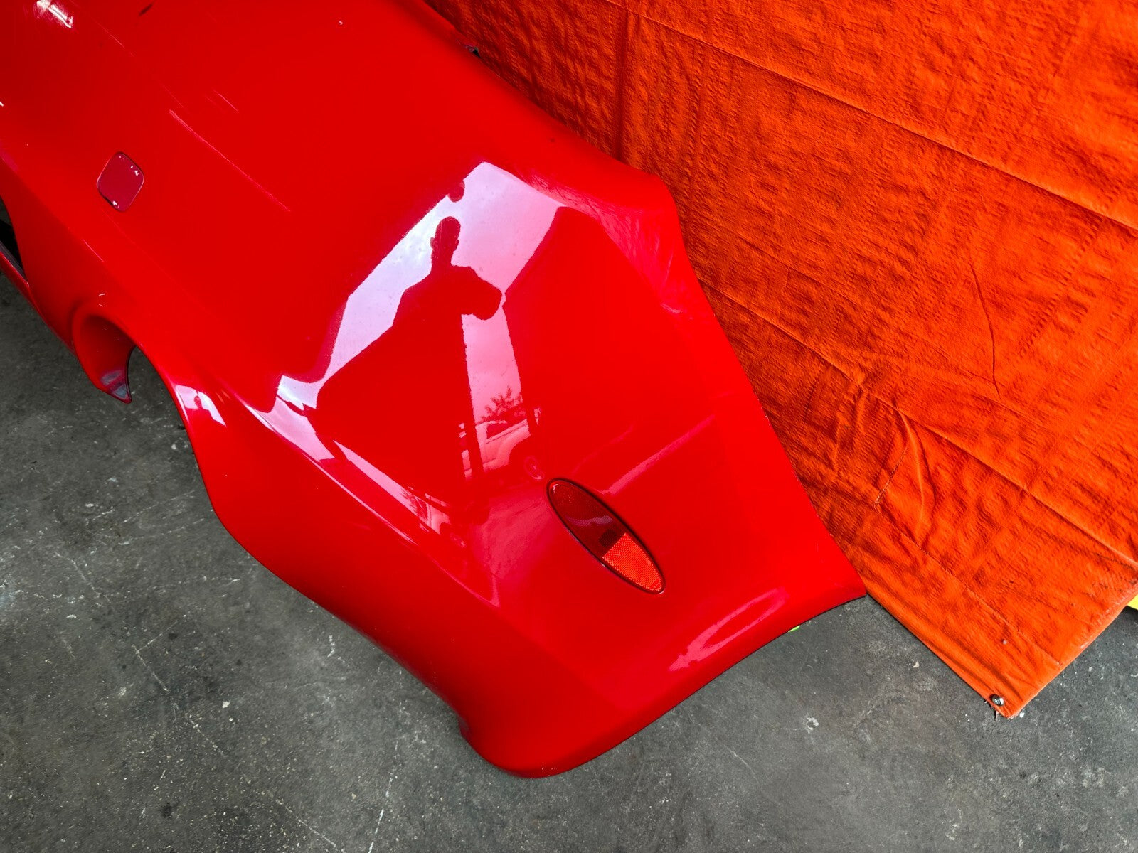 02 10 LEXUS SC430   REAR BUMPER COVER   RED COLOR   OEM FACTORY #2615