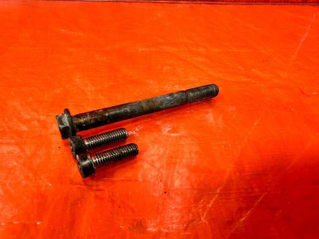 15 21 SUBARU WRX & STI   POWER STEERING PUMP BOLTS HARDWARE   OEM #2665