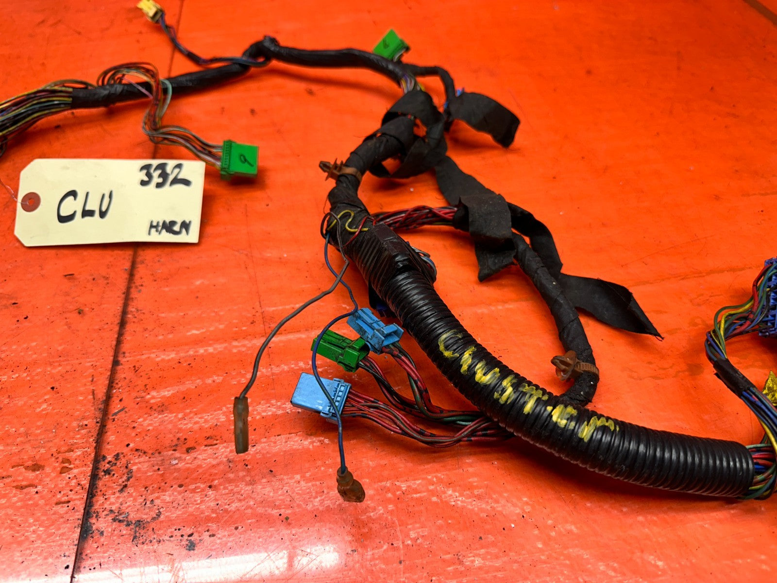 92 96 HONDA PRELUDE MT DIGITAL MANUAL GAUGE CLUSTER WIRE HARNESS OEM #3325