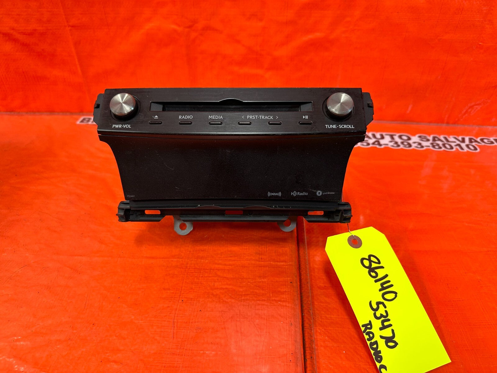 16 19 LEXUS IS SERIES IS300 IS350 RADIO STEREO CD PLAYER RECEIVER   86140 534706