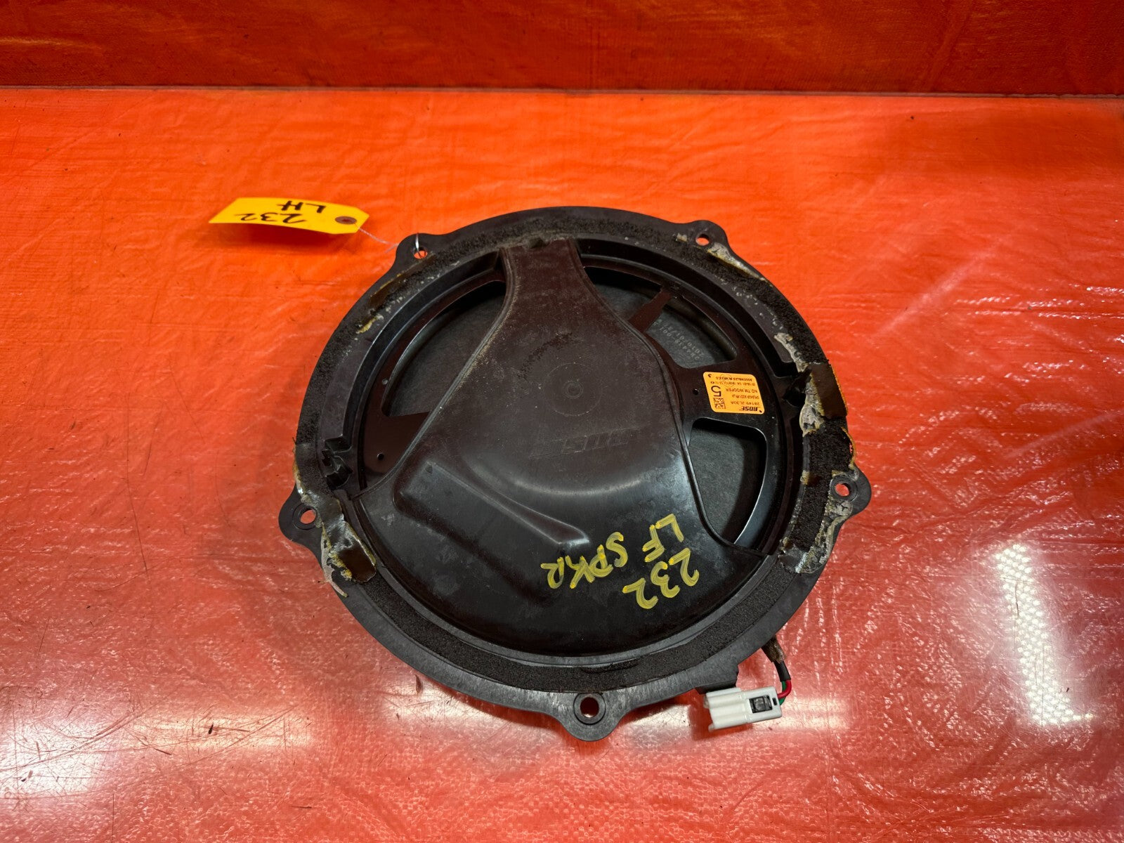 08 15 INFINITI G37 Q60 COUPE  DRIVER LEFT DOOR   BOSE SPEAKER   OEM #2326