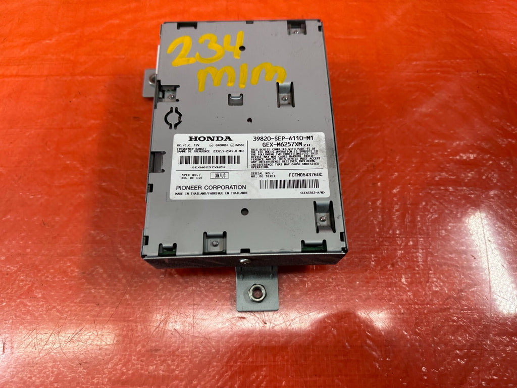 06 08 ACURA TL   XM UNIT   PART # 39820 SEP A11   OEM FACTORY #2341