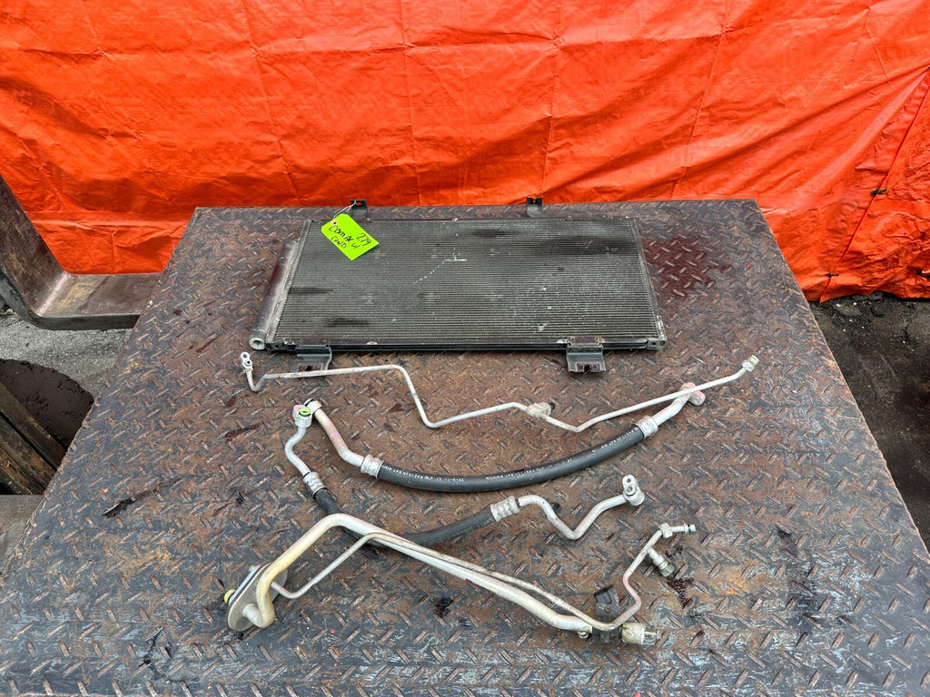 09 14 ACURA TSX 2.4L   AC LINE SET LINES PIPES HOSES W/ CONDENSER & FAN OEM #27912