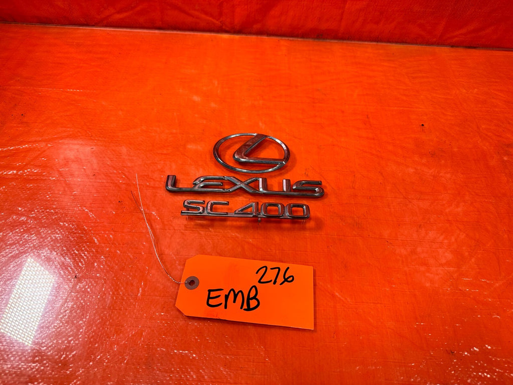 92 00 LEXUS SC400   EMBLE MBADGE INSIGNIA   LEXUS   SC400 & L   OEM #2760