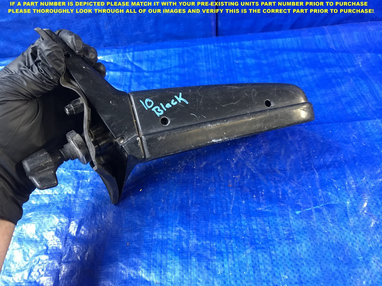 OEM 1984 1985 HONDA ACCORD DRIVER LEFT SIDE VIEW MIRROR 4