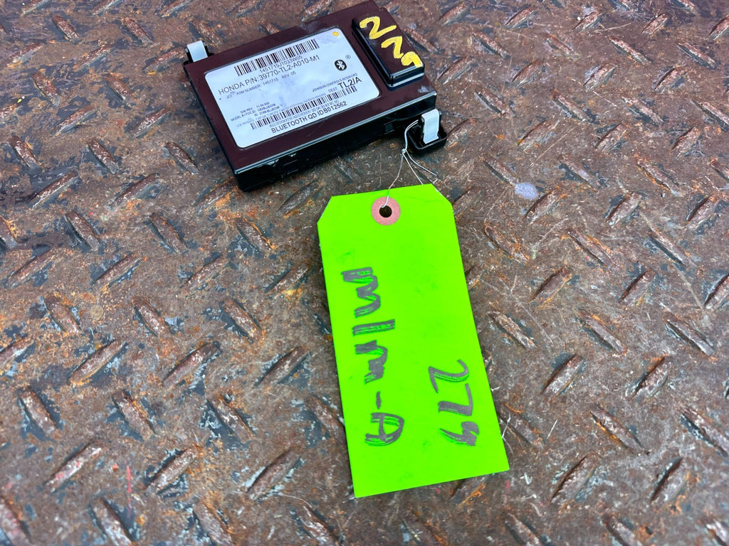 09 10 ACURA TSX   BLUETOOTH COMMUNICATION UNIT COMPUTER MODULE 39770 TL2 A011
