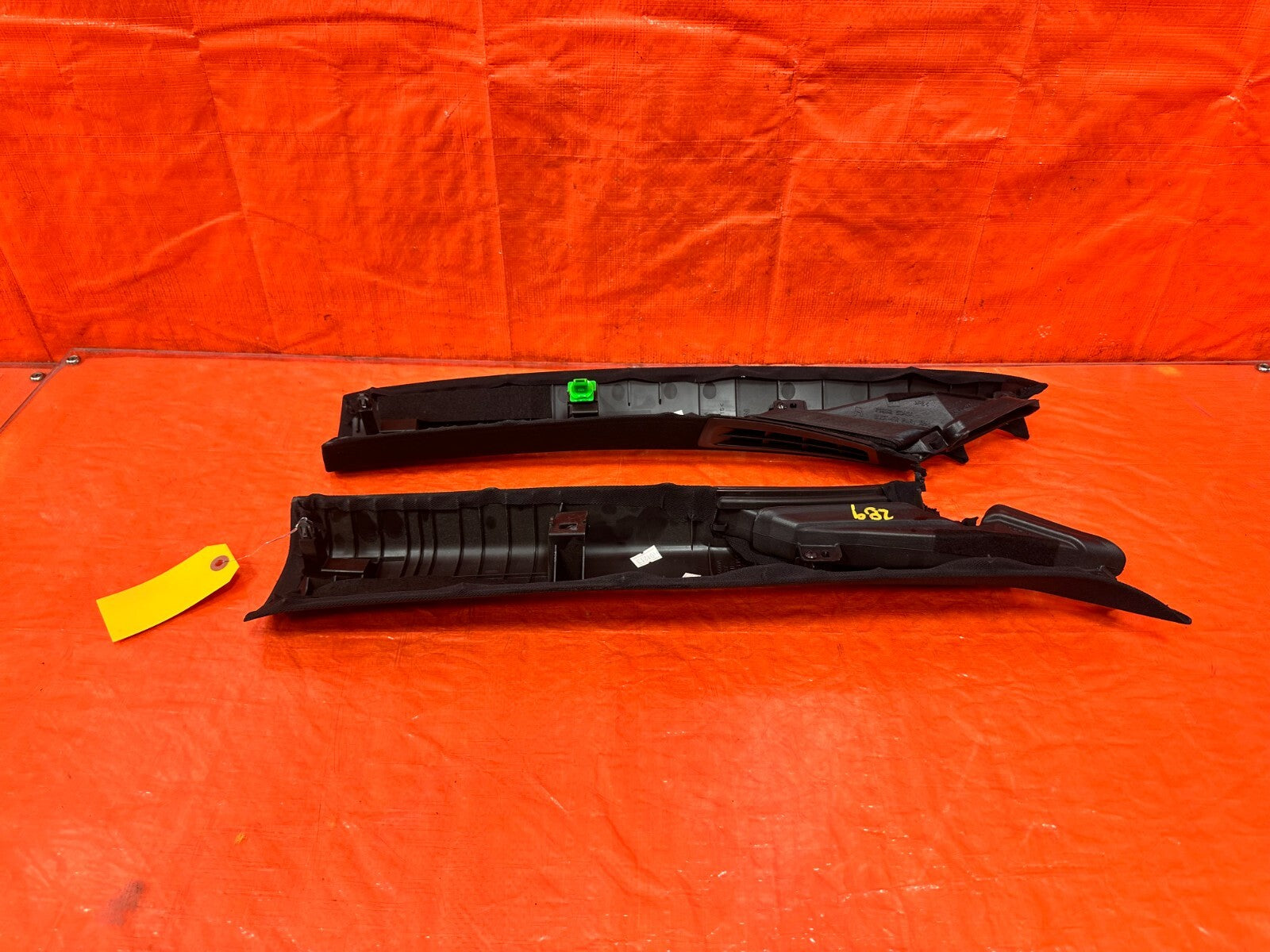17 20 INFINITI Q60   LEFT & RIGHT A PILLARS   BLACK   OEM FACTORY #2898