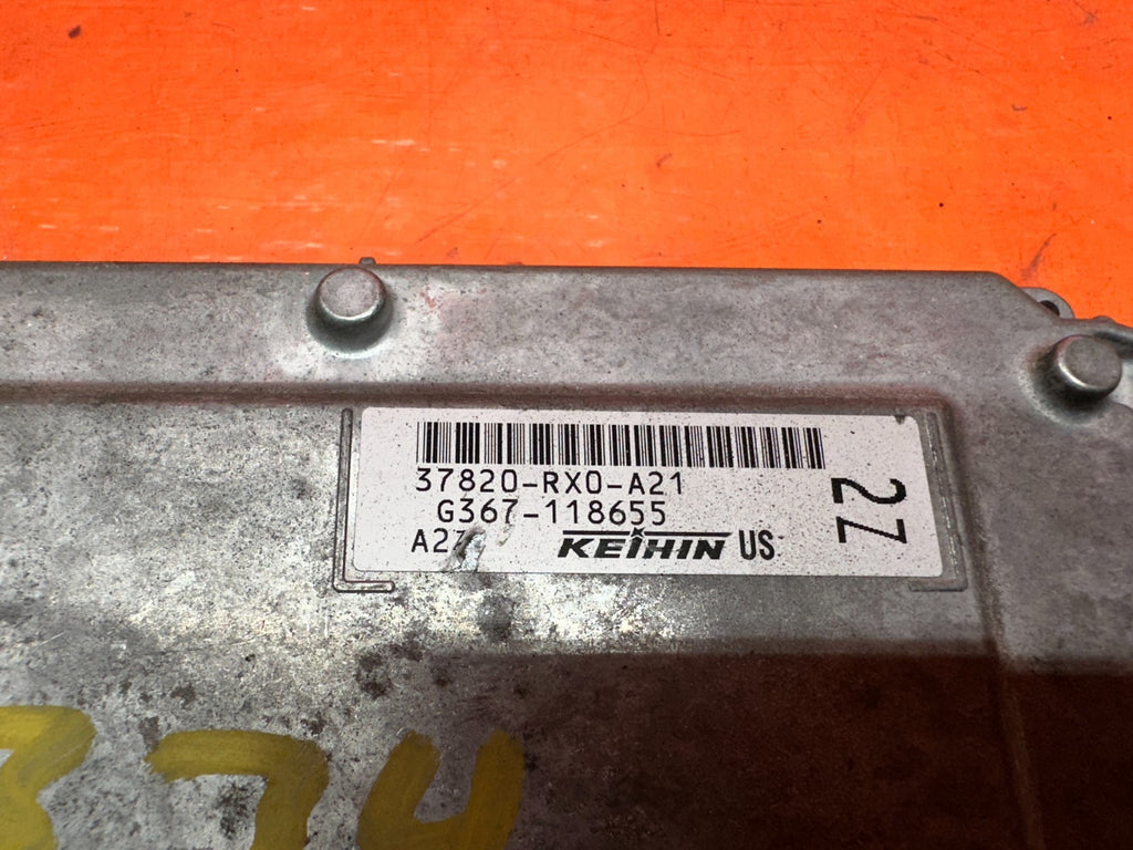 13 15 HONDA CIVIC SI 2.4L ECU FUSE BOX IGNITION SWITCH IMMOBILIZER KEY SET 3345