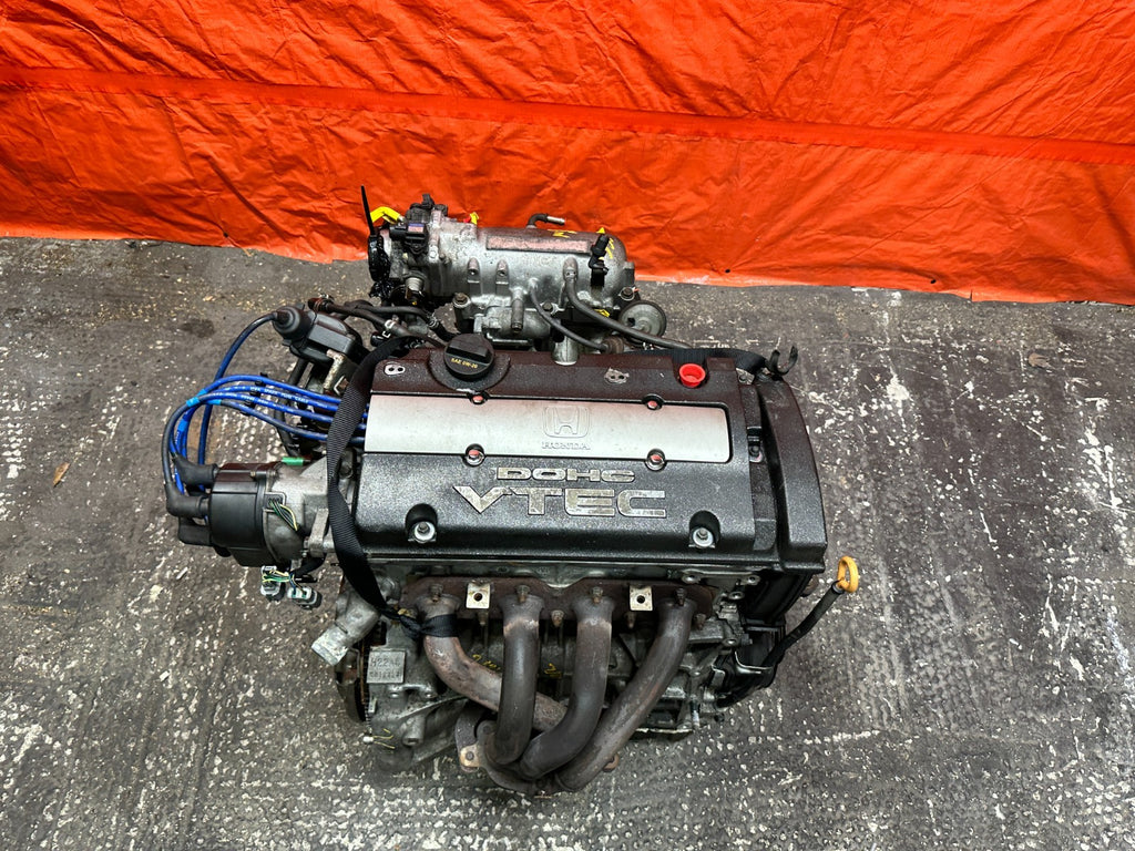 97 01 HONDA PRELUDE 2.2L H22A4 NON SH ENGINE MOTOR LONG BLOCK ASSEMBLY OEM #DNP17