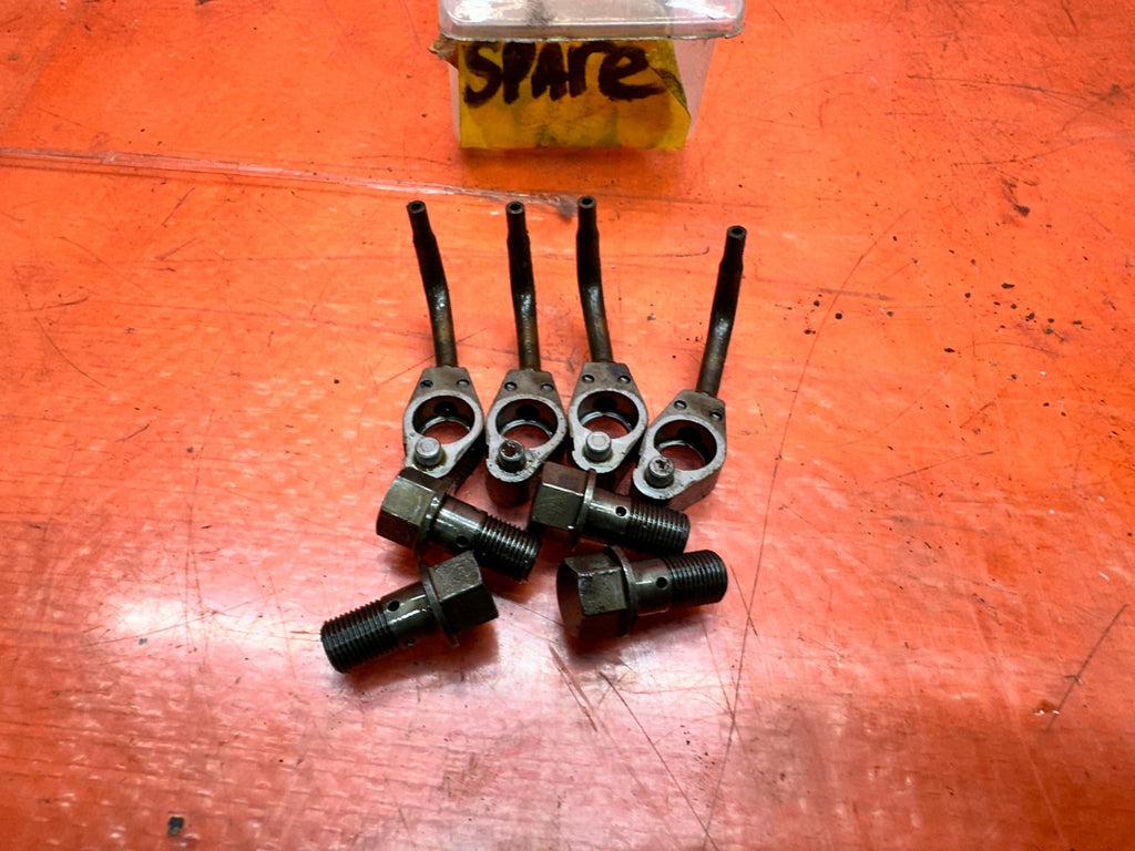 00 03 HONDA S2000 AP1 2.0L F20C ENGINE BLOCK PISTON OIL SQUIRTERS JETS OEM #3376