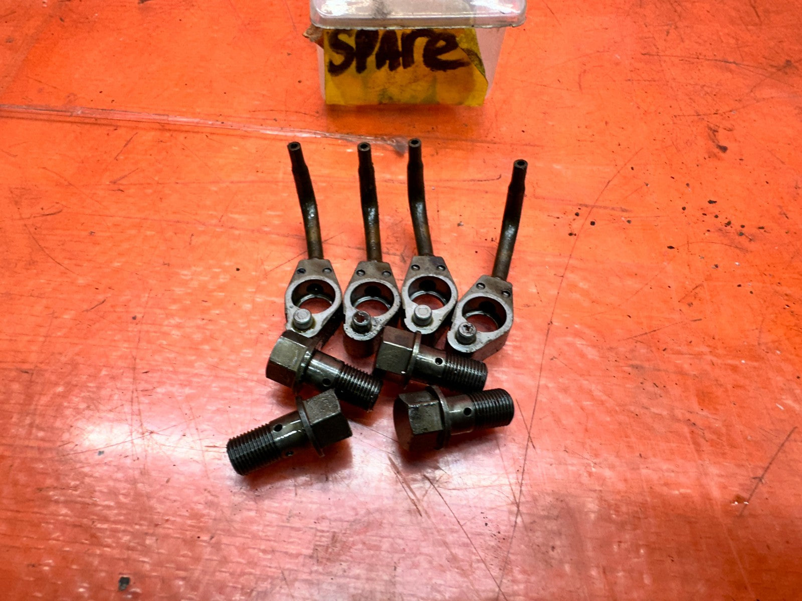 00 03 HONDA S2000 AP1 2.0L F20C ENGINE BLOCK PISTON OIL SQUIRTERS JETS OEM #3376